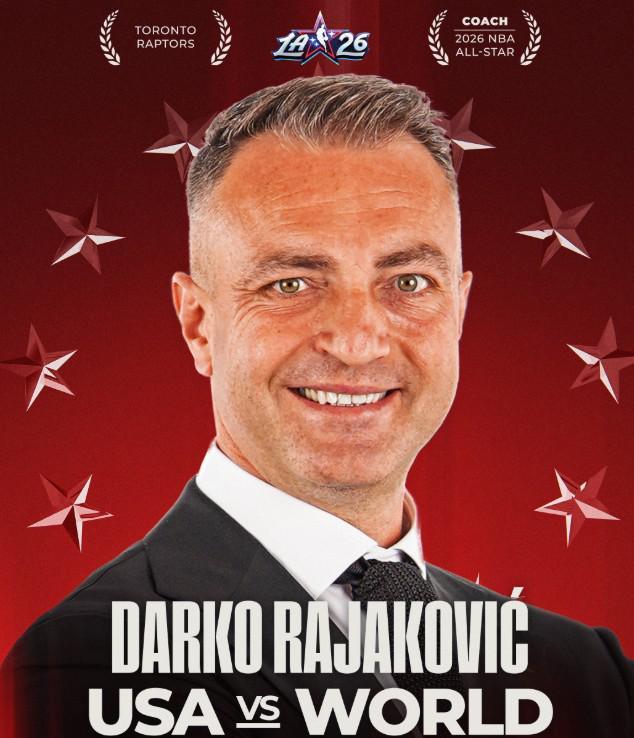 官方：猛龍隊主帥拉賈科維奇當(dāng)選NBA全明星世界隊主教練